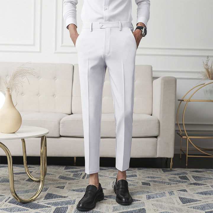 Drune | Klassische Slim Fit Hosen Für Männer