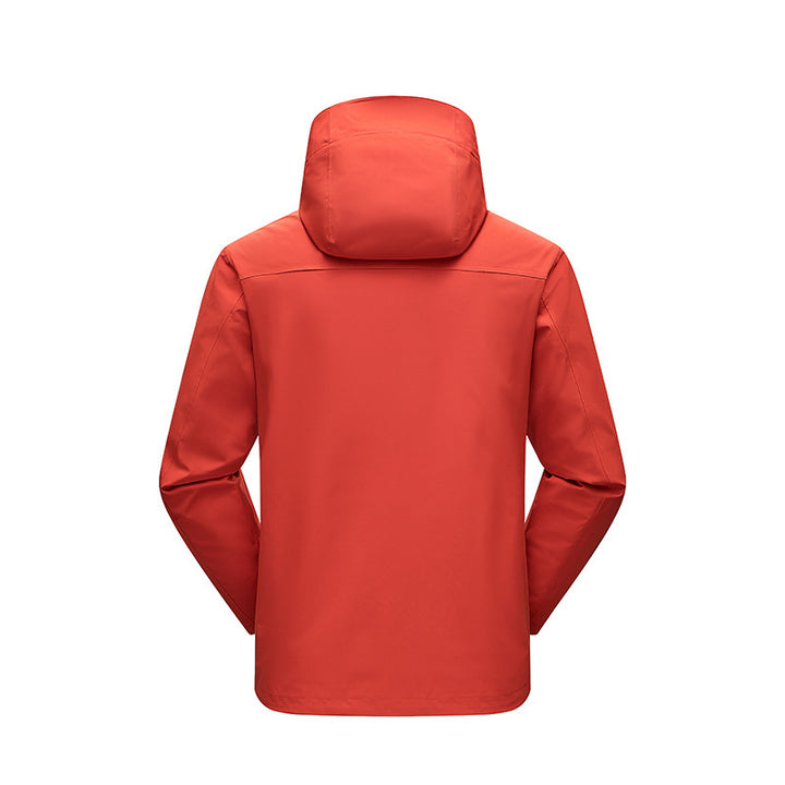 Herren Wasserabweisender Winterparka mit abnehmbarer Kapuze und getapten Nähten Drune