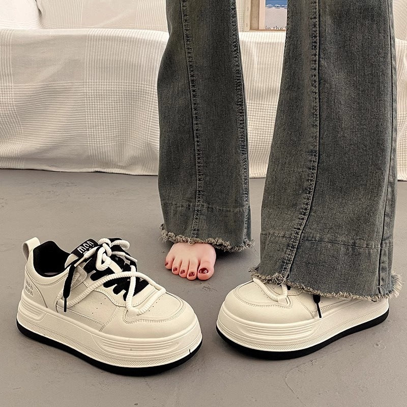 Damen modische Plateau-Sneaker mit innovativem Komfort und atmungsaktiver Sohle Drune