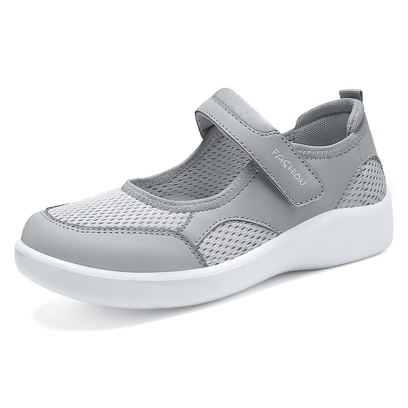 Damen Modische Sneaker mit Klettverschluss Drune