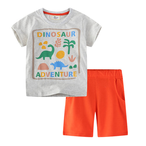 Kinder Kurzarm T-Shirt und Shorts Set Drune