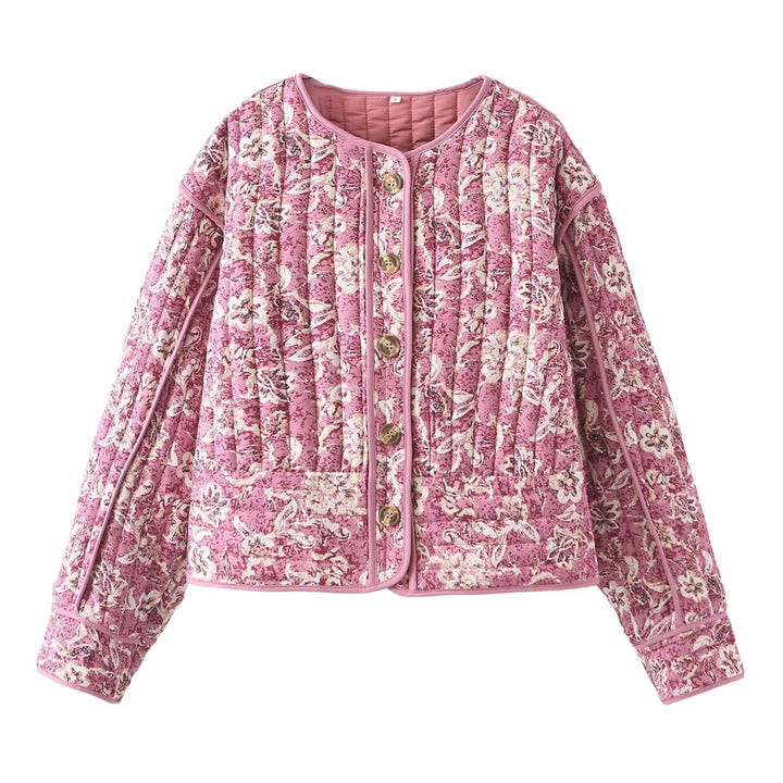 Damen Bedruckte Steppjacke Drune