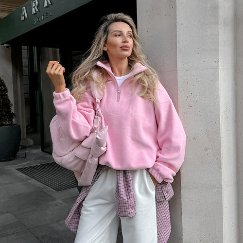 Damen Steppjacke mit hohem Kragen und Reißverschluss Drune