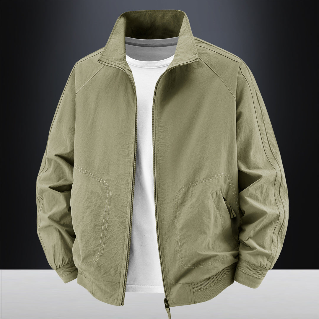 Herren Freizeitjacke mit hohem Kragen Drune