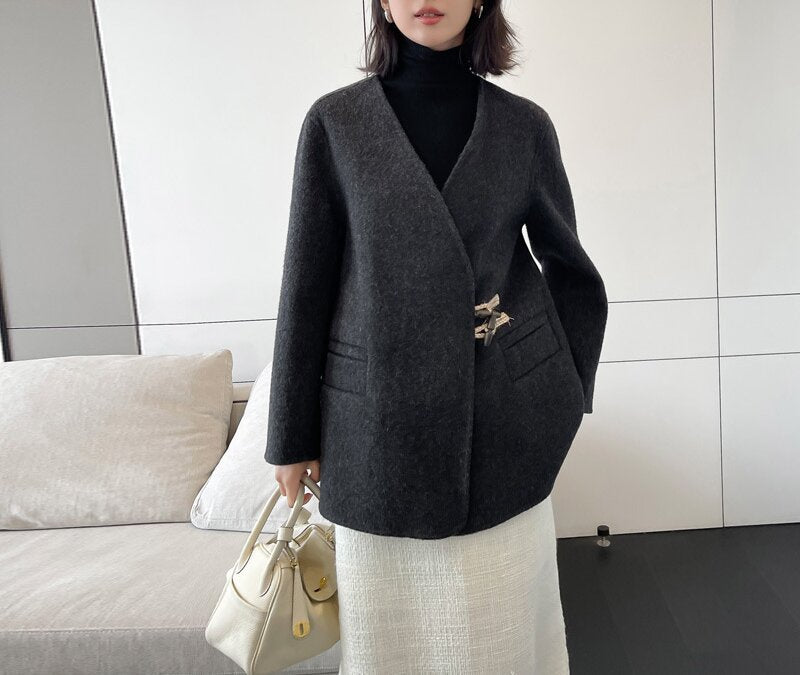 Damen Elegante und lässige Strickjacke Drune