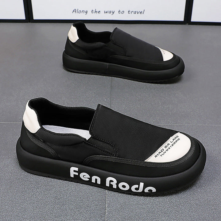 Damen Modische Slip-On Sneakers mit atmungsaktiver Oberflächenstruktur Drune