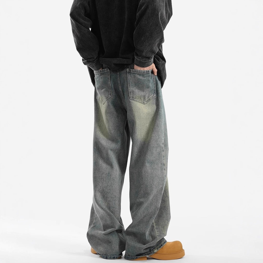 Damen Weit geschnittene lässige Jeans Drune