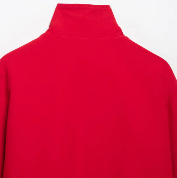 Damen Kurz geschnittener Boxy‑Blouson mit hohem Stehkragen und überschnittenen Ärmeln Drune