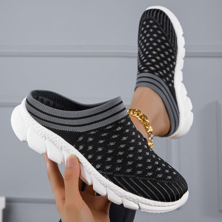 Damen Slip-On Clogs mit atmungsaktivem Obermaterial und rutschfester Sohle Drune