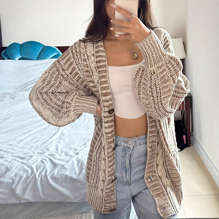 Damen Strickjacke Drune