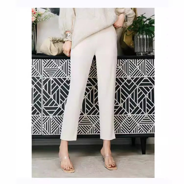 Damen Hochtaillierte Business-Hose Drune