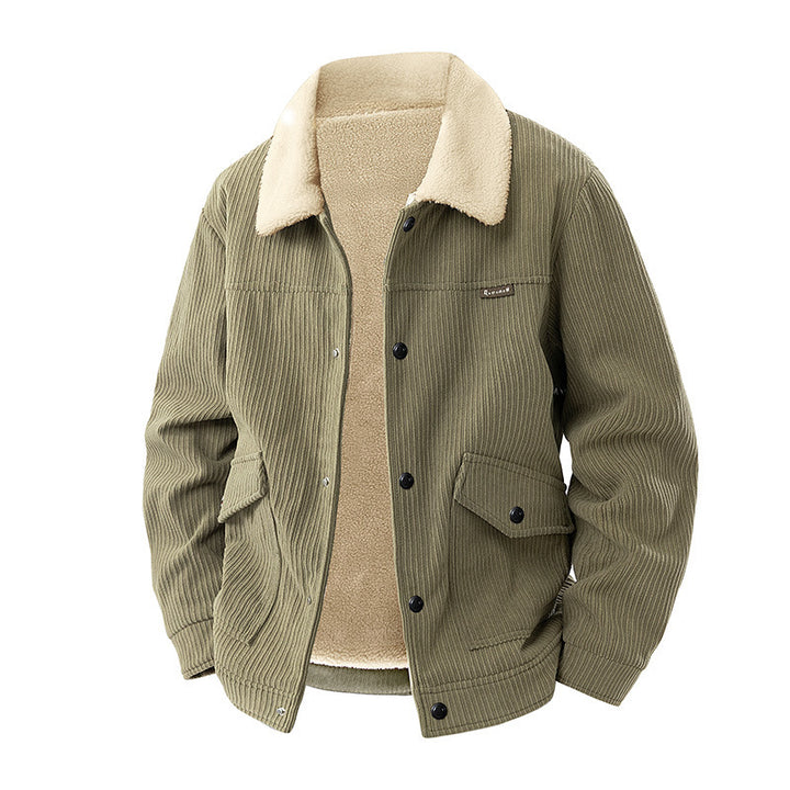 Herren Freizeitjacke mit Teddy-Futter Drune