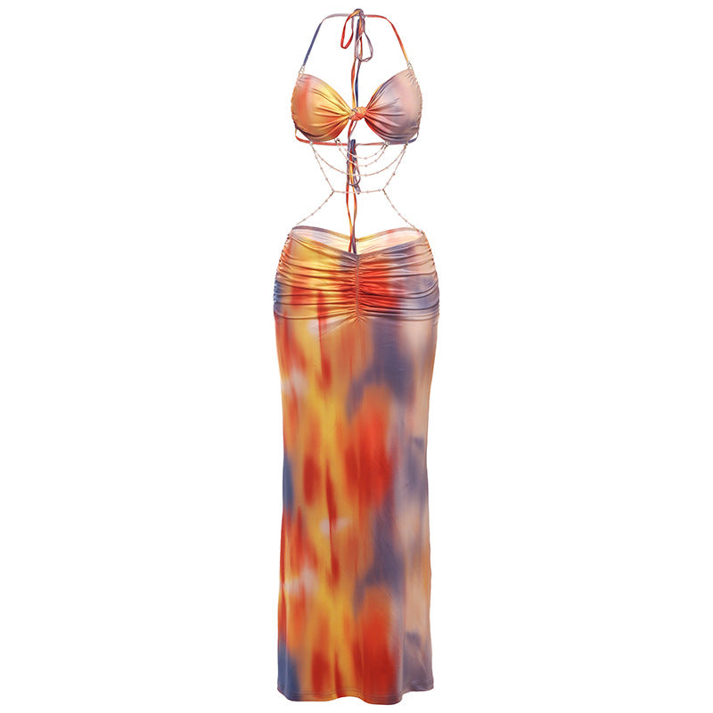 Damen Bikini Set mit elegantem Wickeldesign und floralem Muster Drune