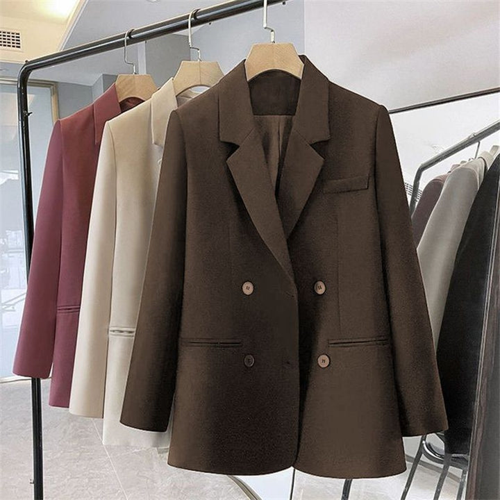 Damen Eleganter Oversized Blazer Drune