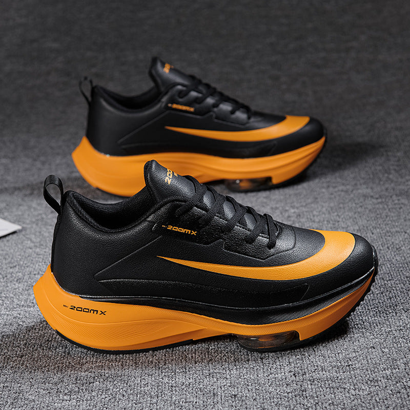 Herren Luftgepolsterter Performance-Sneaker mit sichtbarer Luftkammer und dicker Plateausohle Drune