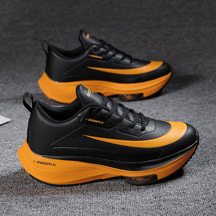 Herren Luftgepolsterter Performance-Sneaker mit sichtbarer Luftkammer und dicker Plateausohle Drune
