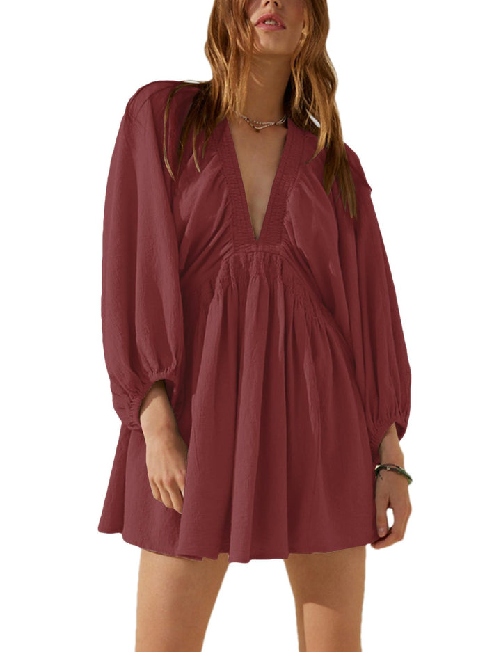 Damen trendiges Minikleid Drune