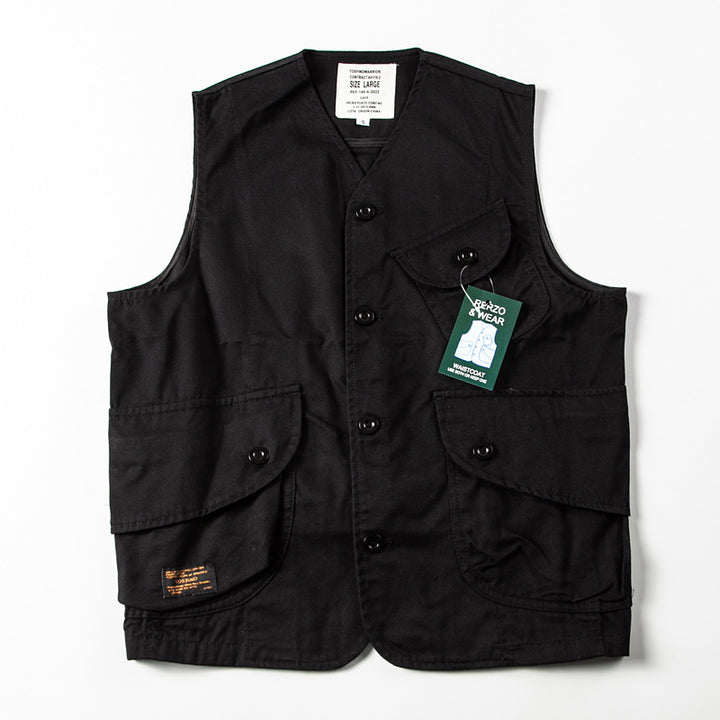 Herren Utility‑Weste mit mehreren Pattentaschen aus robustem Canvas Drune