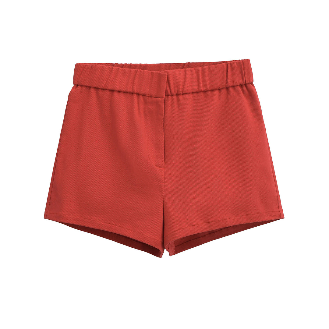 Damen bequeme Hochbund-Shorts Drune