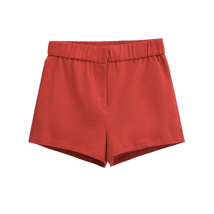 Damen bequeme Hochbund-Shorts Drune