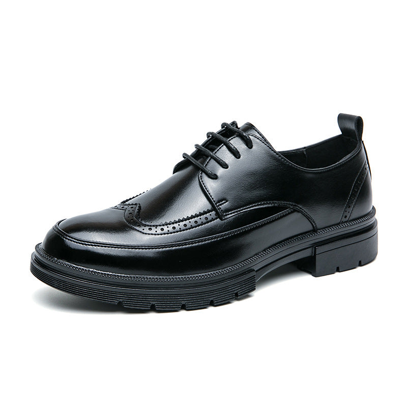 Herren Elegante Schnürschuhe aus hochwertigem Leder mit rutschfester Sohle Drune