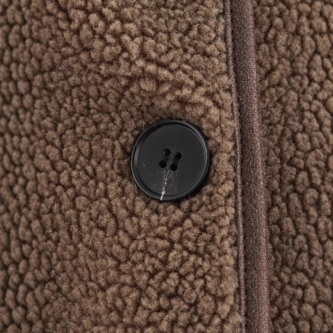 Damen Fleecejacke mit praktischen Taschen und knöpfbaren Details Drune