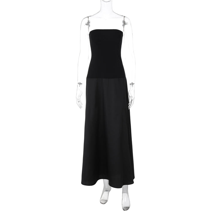 Damen Elegantes langes Maxikleid mit trägerlosem Design Drune