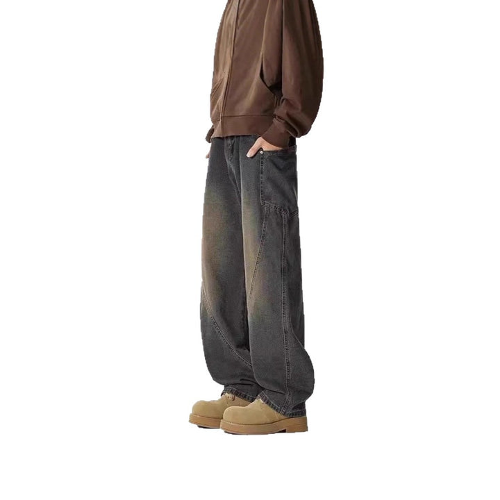 Herren Weitgeschnittene Casual Jeans Drune