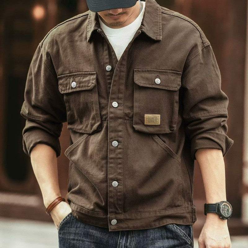 Herren Urbaner Utility-Jacke Drune