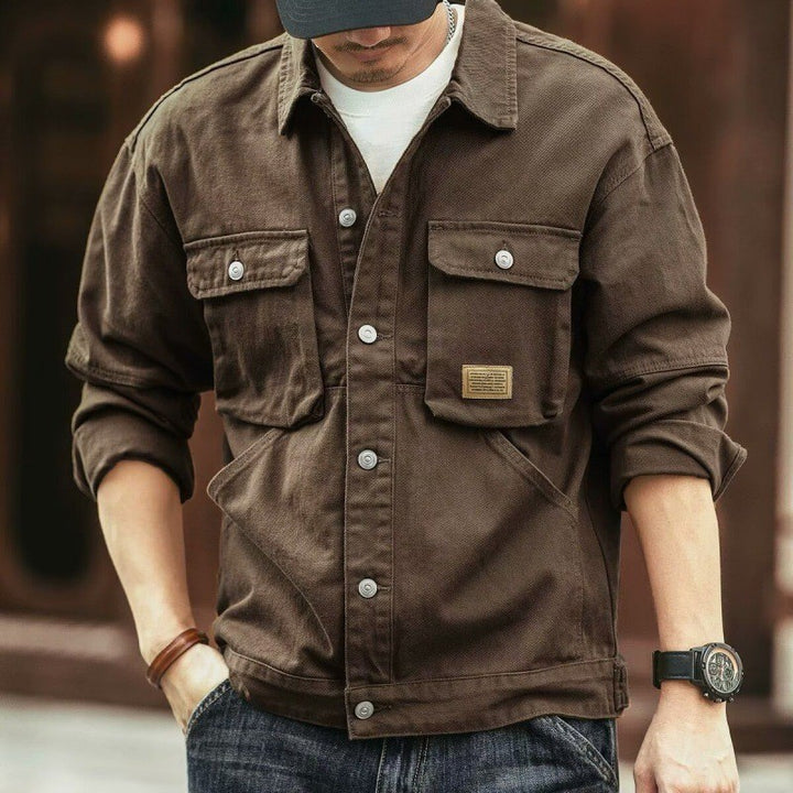 Herren Urbaner Utility-Jacke Drune