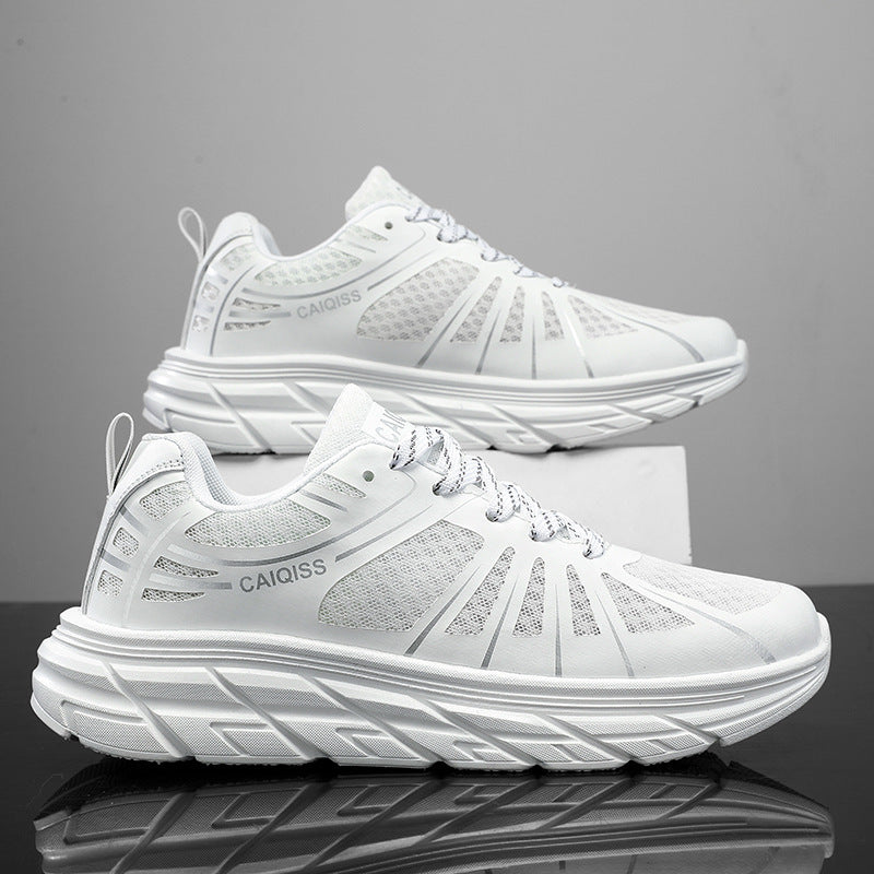 Herren Stabilitäts-Laufschuhe mit keilförmiger Energierückführungssohle und nahtlosem Mesh-Upper Drune