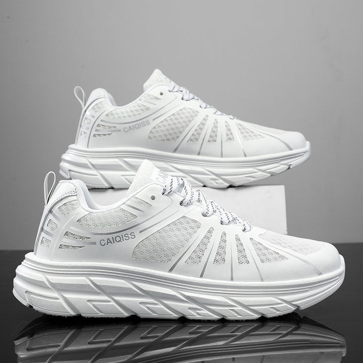 Herren Stabilitäts-Laufschuhe mit keilförmiger Energierückführungssohle und nahtlosem Mesh-Upper Drune