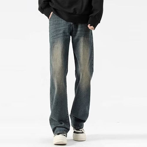 Herren lässige Denim-Jeans im Vintage-Stil Drune
