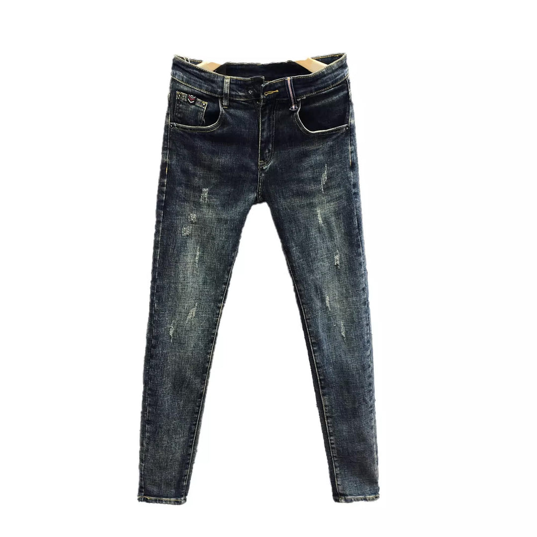 Herren Skinny Jeans mit distressed Details und modernem Schnitt Drune