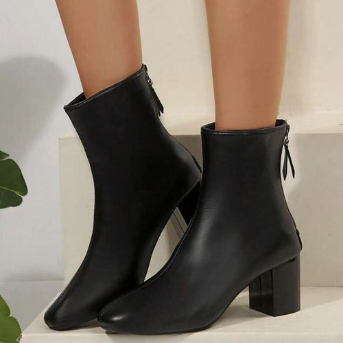 Damen Elegante und modische Stiefeletten Drune