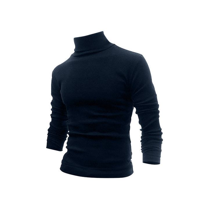 Herren stylischer Rollkragenpullover aus weichem, elastischem Material Drune