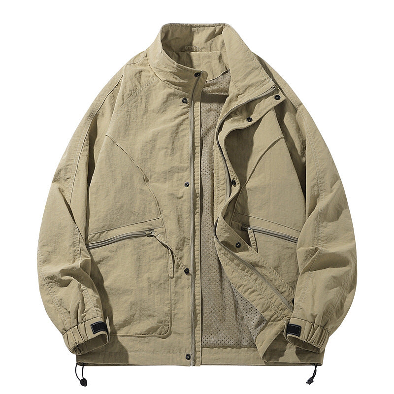 Herren Leichte Übergangsjacke mit vielseitigen Taschen Drune