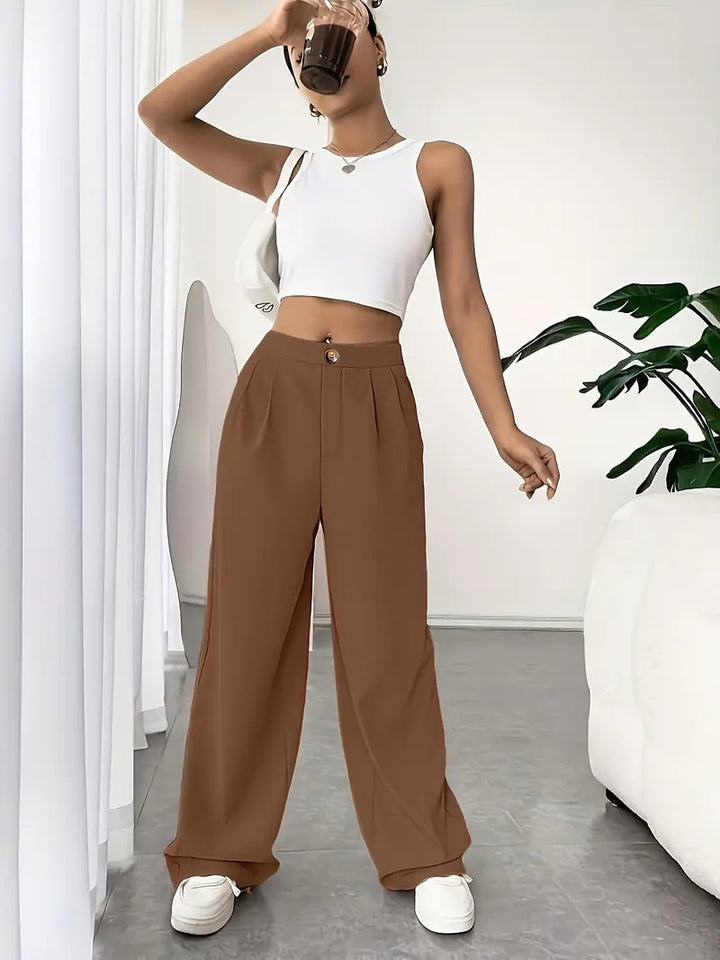 Damen Weite Hosen Drune