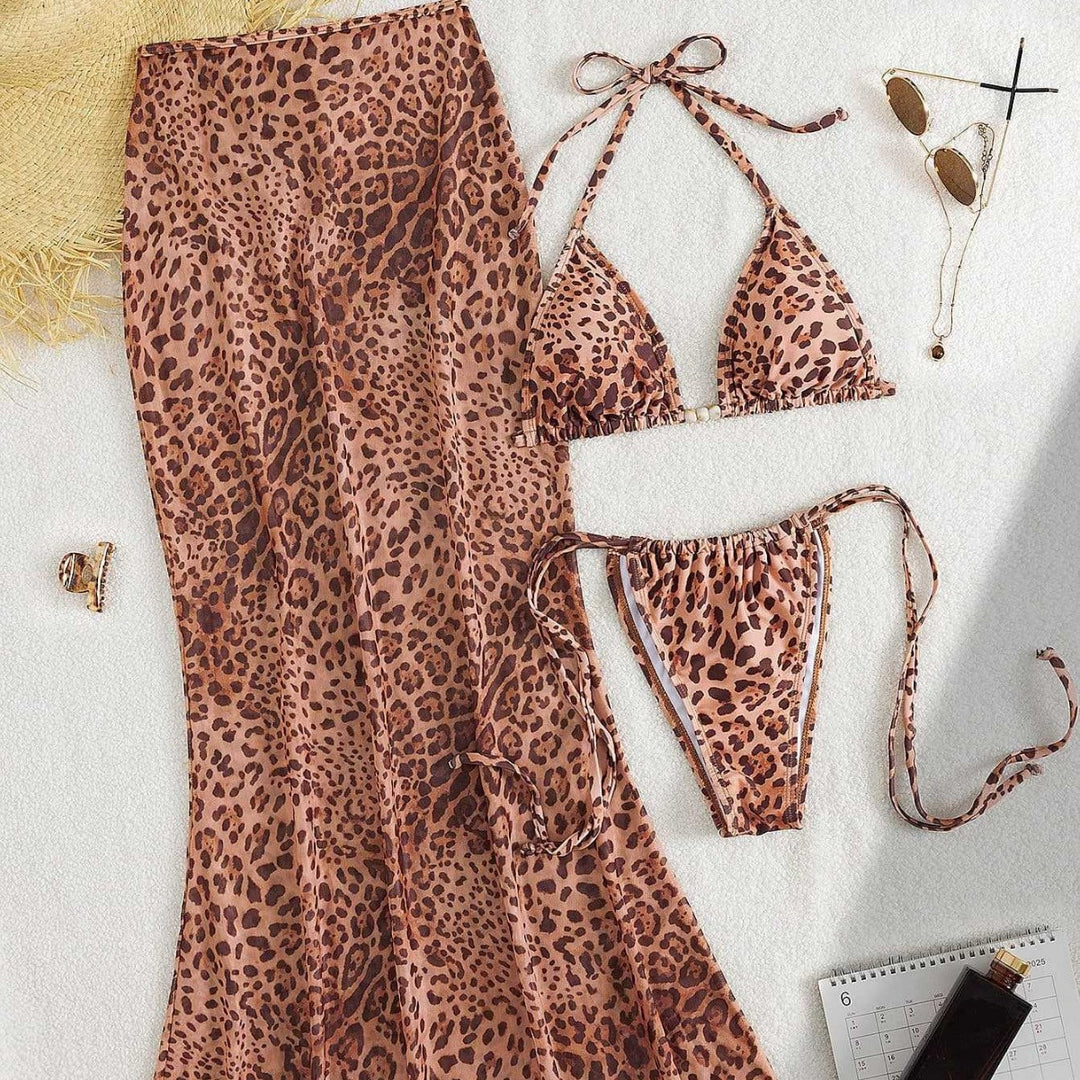 Damen Triangel-Bikini mit seitlichem Slip und verstellbaren Bändern Drune