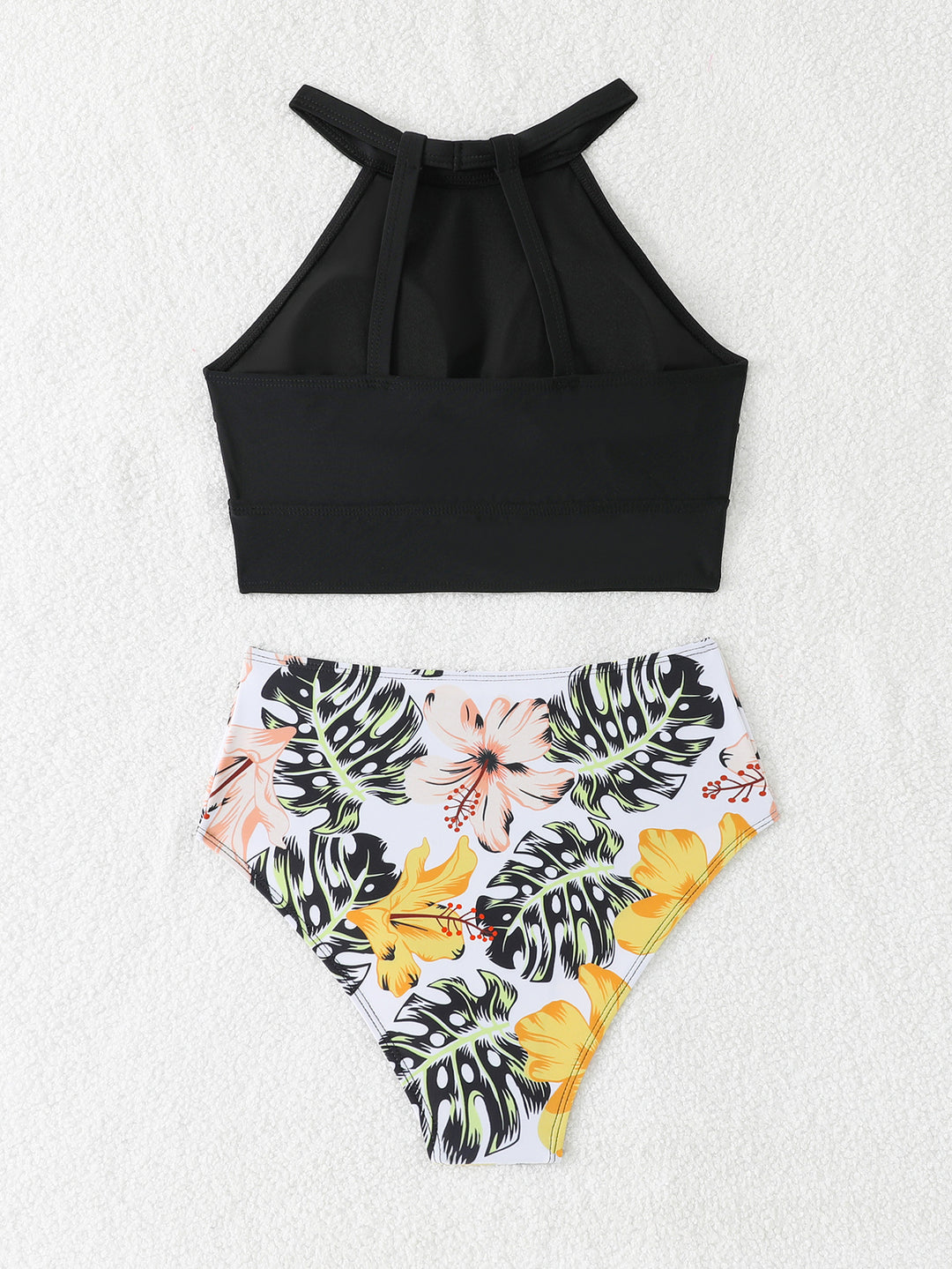 Damen Bikini-Set mit hohem Bund und sportlichem Oberteil Drune