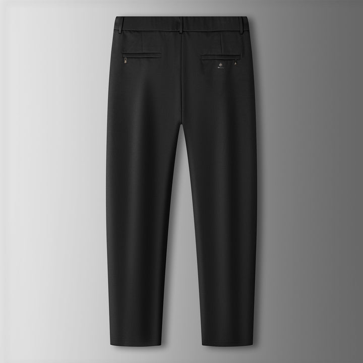Herren Schlanke Business-Casual Chinohose mit tapered Bein und Stretchanteil Drune