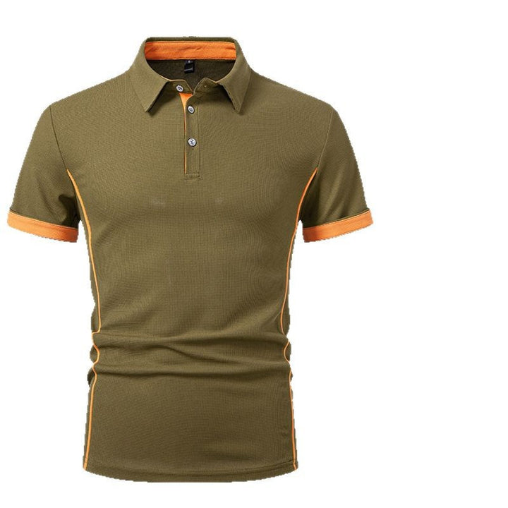 Herren Polo-Shirt mit kontrastierenden Akzenten und atmungsaktiven Eigenschaften Drune