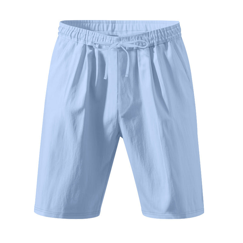 Herren lässige Jersey-Shorts mit elastischem Bund und praktischen Taschen Drune