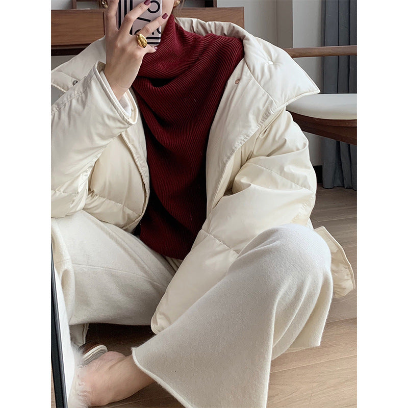 Damen Trendige Oversized Daunenjacke Drune