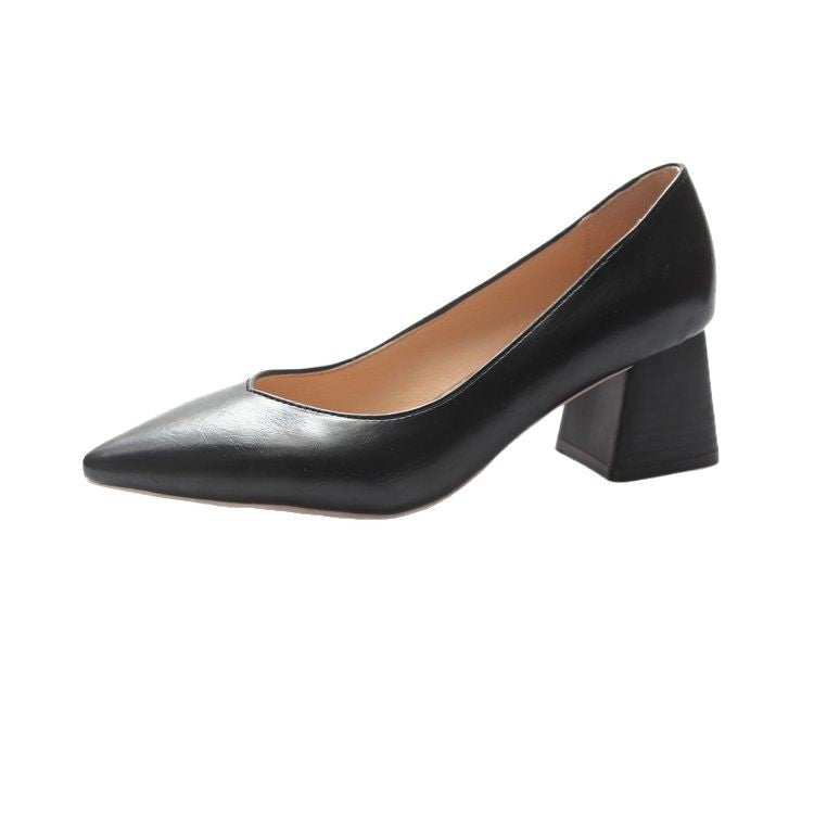 Damen elegante Spitzen Pumps mit komfortablem Blockabsatz Drune