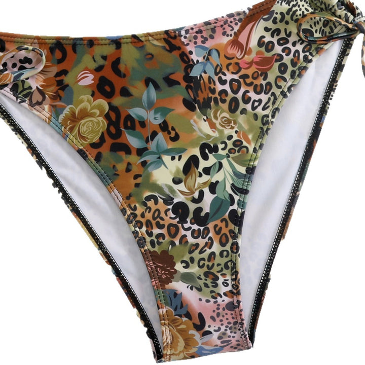 Damen Triangel-Bikini mit floralem und animalischem Design Drune