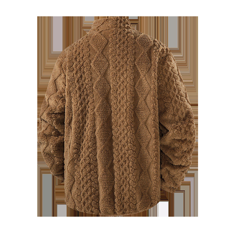 Herren Kuschelige Fleecejacke Drune