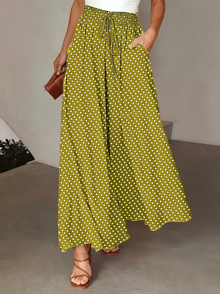 Damen Palazzo-Hosen mit elastischem Bund und praktischen Taschen Drune
