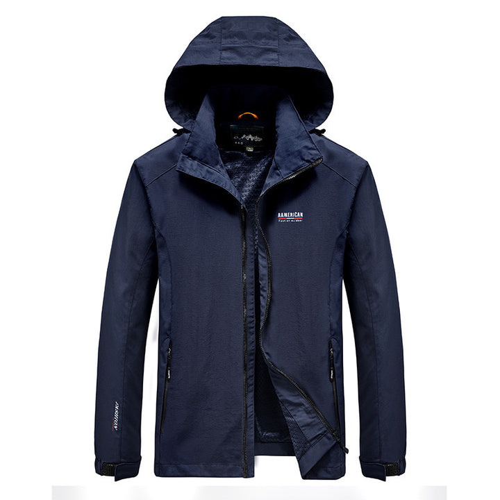Herren leichte Regenjacke Drune