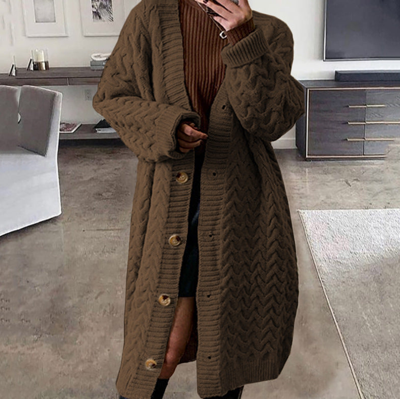 Damen Großer Strickcardigan Drune